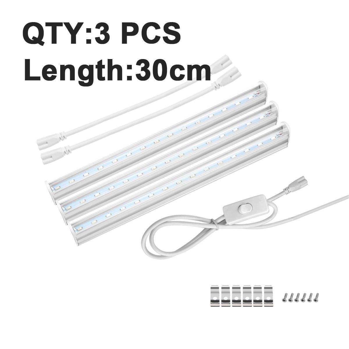 

EU Plug Phytolamps Full Spectrum LED Grow Light T5 Tube Bulb Seedling lamp For Plants Vegetable Flower Seed Grow Tent Box освітлення EU Plug