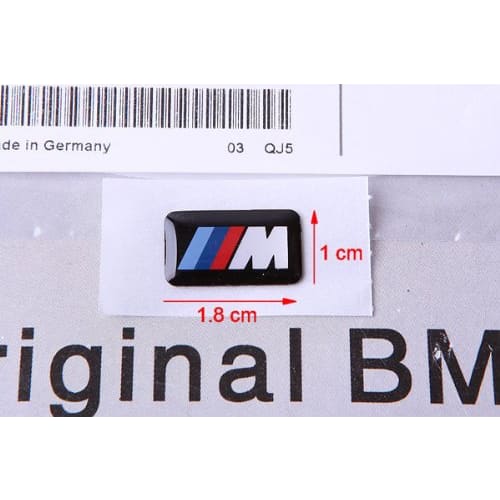 BMW Genuine M Plastic Sticker E81 E82 E87 E88 F20 F21 E46 E90 E91 E92 E93 F30 F31 F34 E60 E61 F07 F10 F11 E63 E63 F06 F12 F13 E65 E66 F01 F02 F03 F04