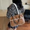 Fashion High Sense Large Capacity Tote Bag Women 2025 New Niche Briefcase Versatile Retro Commuter Schoolbag