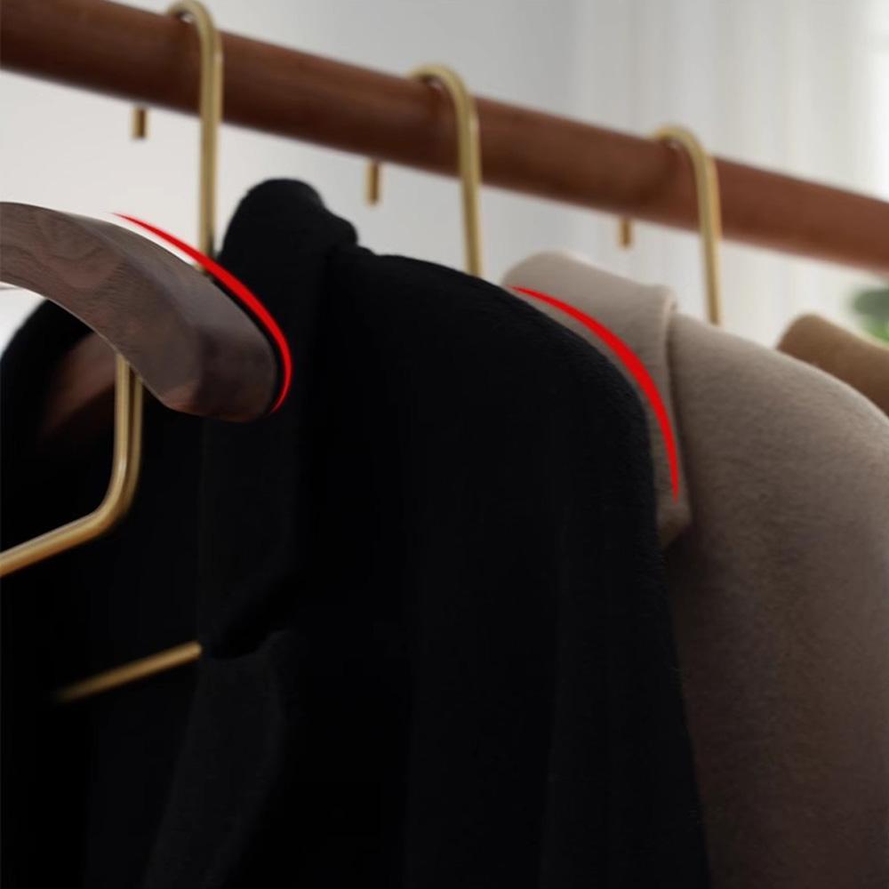 Natural Wood Hanger for Coat Thickening Widen Wood Clothes Hangers Clothes Store Display Hanging Rack Wardrobe Storage Organizer