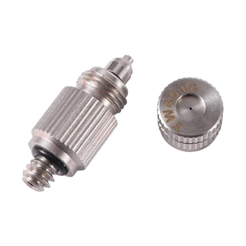 50Pcs Stainless Steel High Pressure Misting Nozzle Garden Irrigation Sprayer Cooling Dust Removal Disinfection Atomizing Nozzle