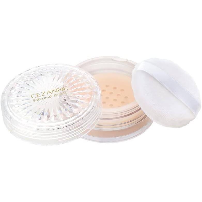 Cezanne Soft Loose Powder  01 Lucent Beige  03 Lucent Clear 5g