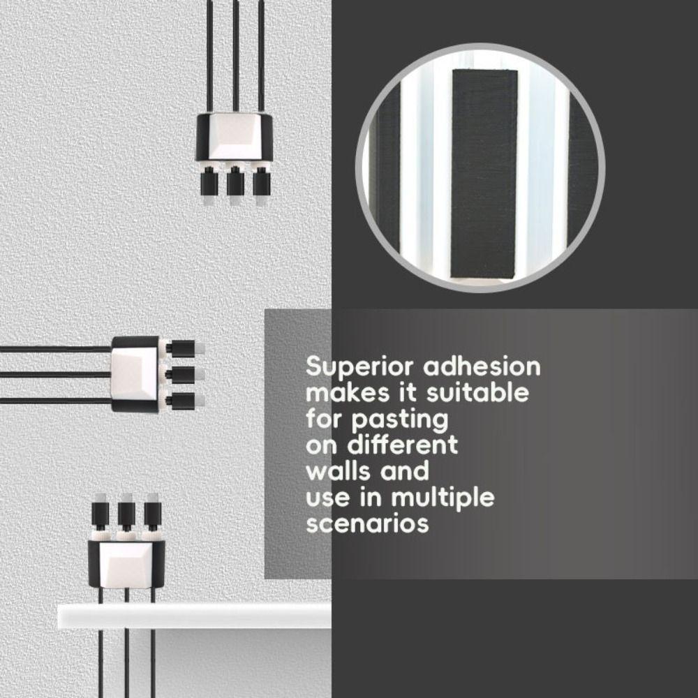 Plastic Desktop Cable Organizer Storage Desktop Cable Manager  Cable Wire Management