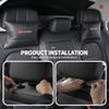BBEI1 Car Logo Headrest Neck Support Seat Adjustable Neck Pillow Interior Accessories For KIA Cerato Soul Venga Forte Spectra Sedona