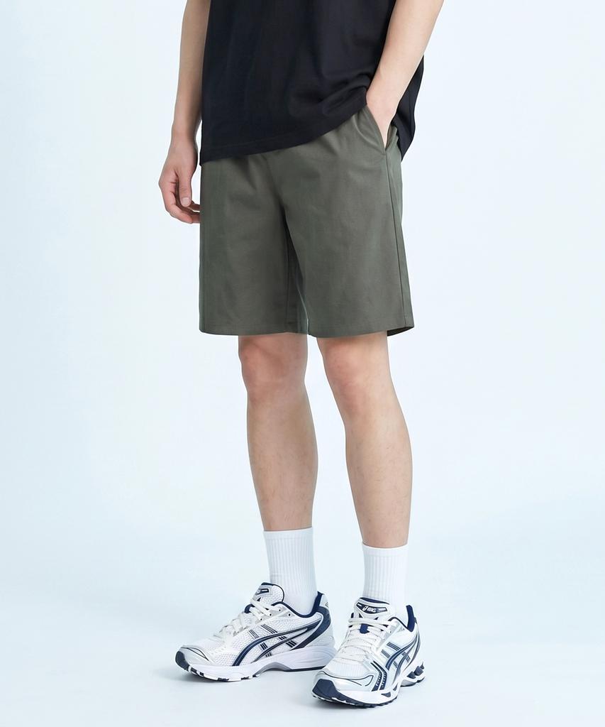 2ELA Light Fit Men'S Elastic Waist Shorts 5 Colors (Type B)