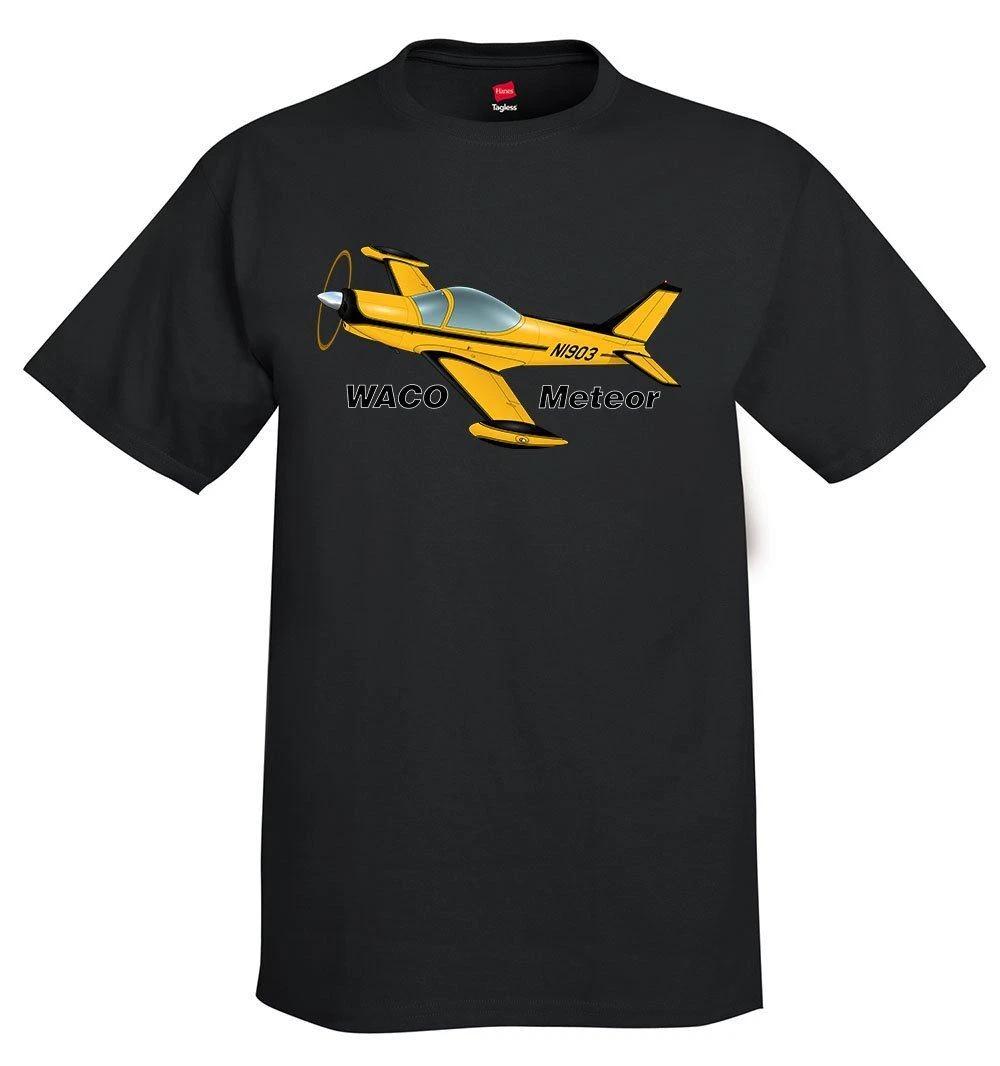 

Waco Meteor SF.260 Airplane T-Shirt - Personalized with Your N# 3XL