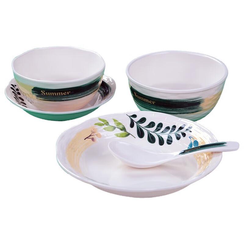 Wuhe A5 Lebensmittel-Melamin Eukalyptus Tablett