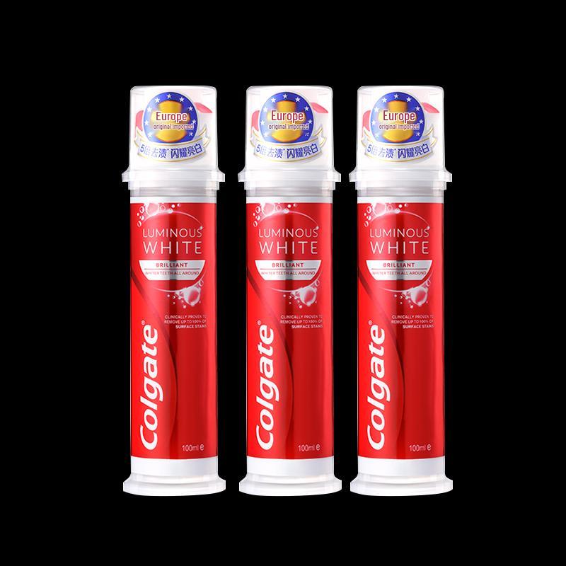 Colgate Press-Type Stain Removal Whitening Fluoride Toothpaste