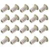 100Pcs Rivet Nut Color Zinc Plated Flat Head Threaded Nutsert Kit Hardware AccessoriesM3