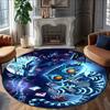 1pc KPop Demon Hunters24 Design Printed Area Round Carpet for Bedroom Living Room Home Decor Rugs Mat Non Slip Mat Rug for Bedside