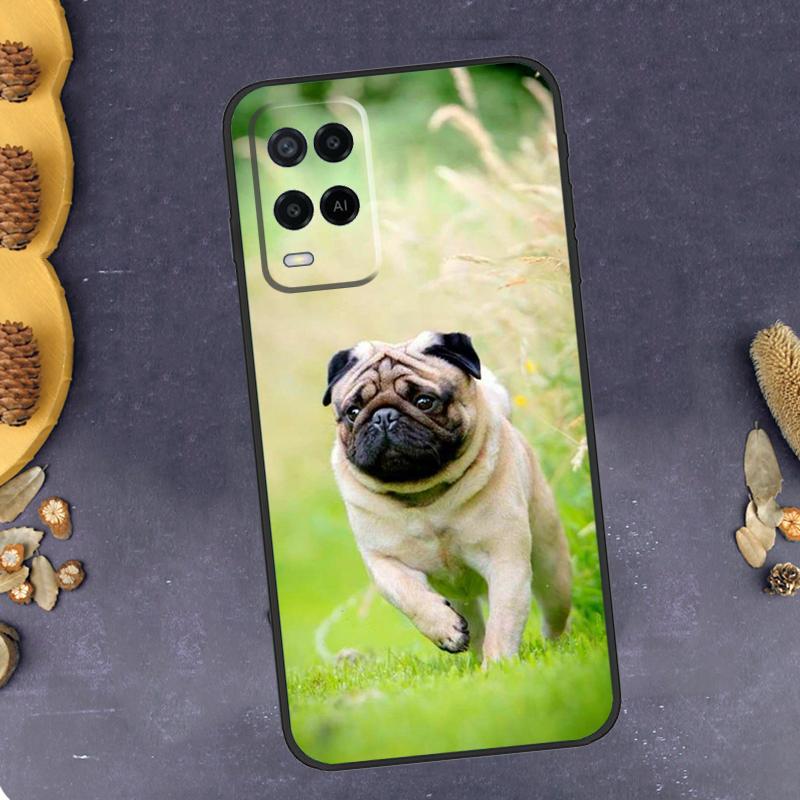 Pug Dog French Bulldog Phone Case For Oppo A96 A16 A76 A78 A58 A18 A38 A98 A17 A77 A80 A40 A60 A74 A94 A54 A15 A57S