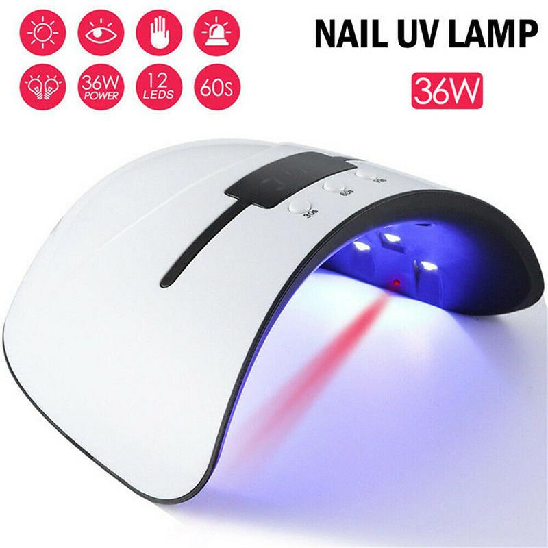 Luxurious 36w Nail Polish Dryer Uv Led Lamp With Advanced Timer For Perfect Manicure