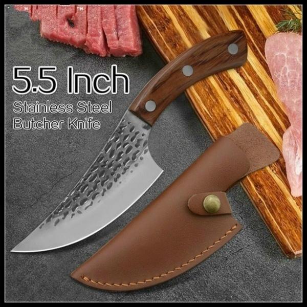 

5,5-дюймовый нож для мясника из нержавеющей стали, кованый маленький нож шеф-повара