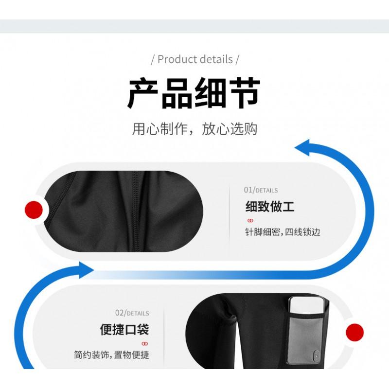 Men Women Cycling Bib Shorts With Side Pockets Gel Pad Breathable Performance Wear