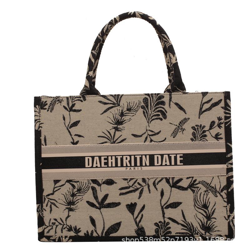 

Fashion large-capacity bag women s new printed leaf handbag student class commuting shoulder bag Small білий