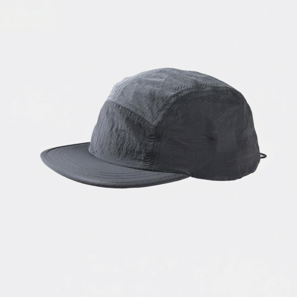 

Trendy Soft Brim Flat Brimmed Baseball Cap Ultra-ligh UPF50+ Sun Visor Cap Breathable Foldable 5 Panel Cap Unisex серый