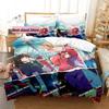 New Lycoris Recoil Bedding Set Single Twin Printed Bed Set With Pillowcase Duvet Cover Soft Single Double Queen Super King Size