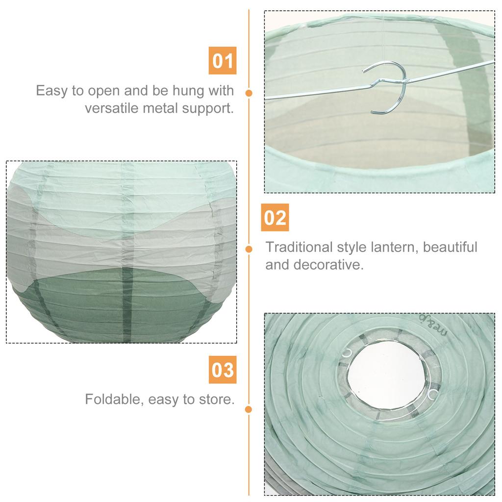 Paper Lamp Shade Folding Diy Hanging Lantern Cover For Home Hotel Living Room Japanese Decorations Chinese New Year Party