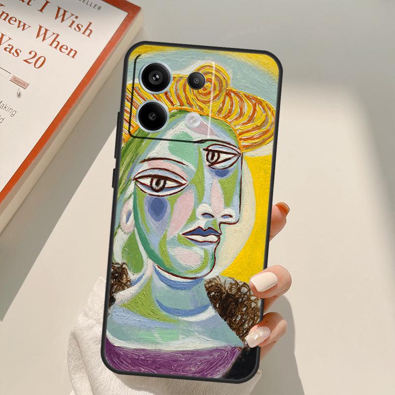 Painting Picasso Abstract Art Funda For Xiaomi Redmi Note 14 13 10 11 12 15 Pro Plus Case For Redmi 15 14C 12C 10C 13C 15C