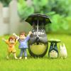 Totoro Umbrella Cute Blowing Horn Cat Pajama Girl Mini Model For Gardening Decor