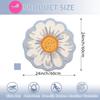 Badezimmer Teppichmatte, Niedliche Blume Badematte mit Weich und Rutschfest, Saugfähige Mikrofaser Badeteppiche, Maschinenwaschbarer Badeteppich für Toilette Badewanne Küche