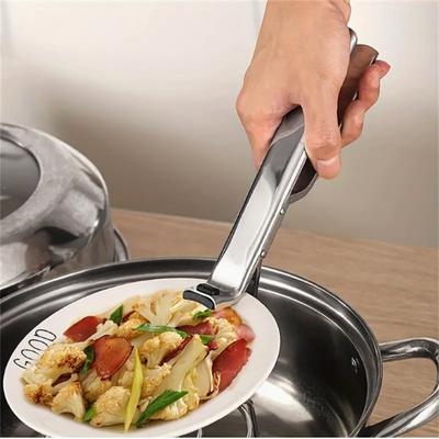 Anti-Scald Gripper Clip Hot Dish Non-Slip Plate Bowl Clip Retriever Tongs   Bowl Dishes Anti-Scald Kitchen Accessories Tool
