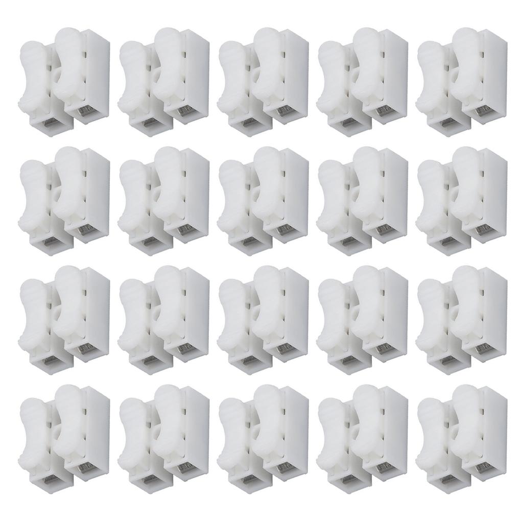 Pack Of 20 Press Fit Electrical Terminals Connectors Suitable For Easy Wire Connection Home Circuit Upgrades
