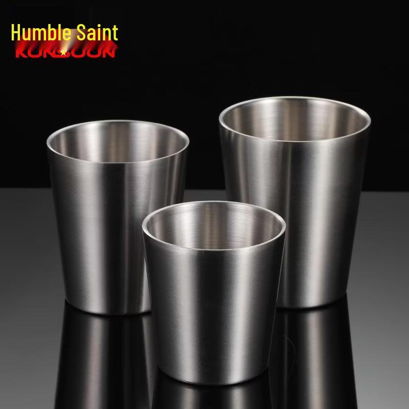 Qianxing 304 Stainless Steel Double-Layer Insulated Korean Style Beverage Cups