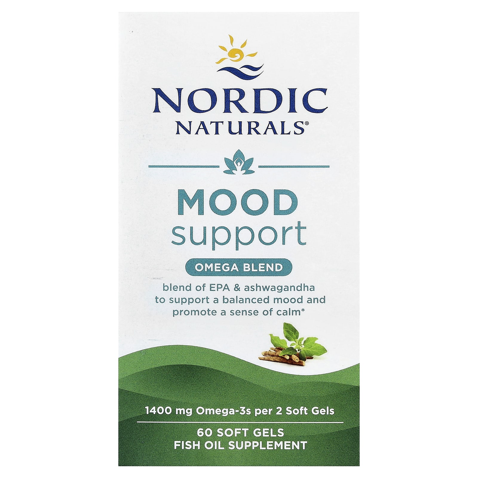 

Mood Support, Omega Blend, 60 Softgels
