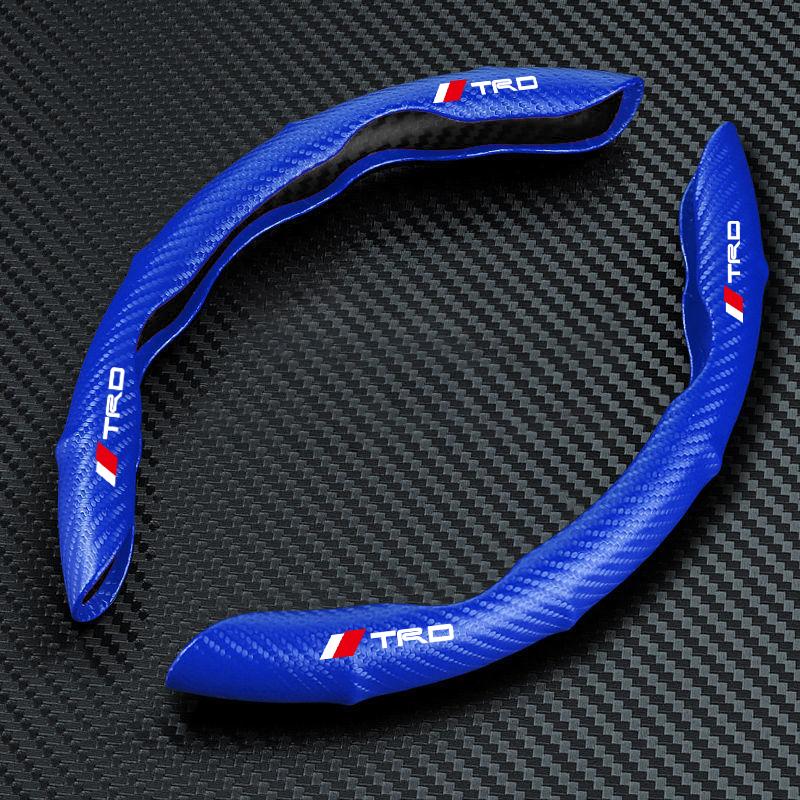 Auto Kohlefaser Rutschfeste Segmentierte Lenkradschutzhülle für Toyota Trd Gr Corolla Avensis Aygo Vitz Yaris Vios Yaris Mark-X Mirai