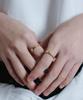 Chorock K Ring (Matt-Gold)