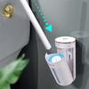 8-24PCS Disposable Toilet Brush Cleaner With Replacement Brush Head Wall-Mounted Cleaning Tool For Bathroom Wc Accessories