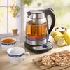 Fierbător cu temperatură reglabilă și coș de ceai Teatime Kitchencook