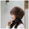 Autumn and Winter New Imitation Mink Hat Women's Mongolian Hat Thickened Warm Hat Women's Imitation Fur Fashion Simple Bucket Hat