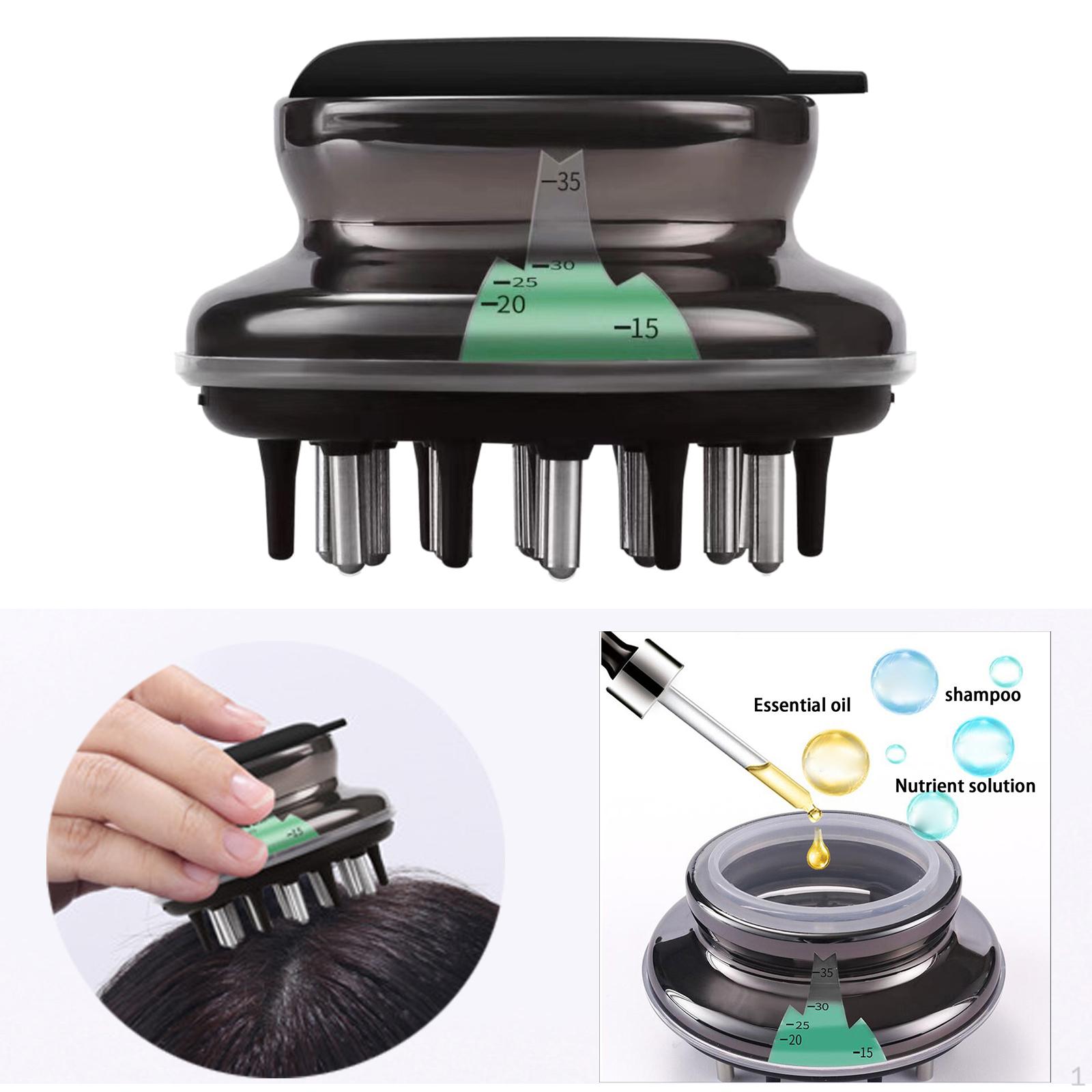 

40 мл расческа для кожи головы, силиконовая жидкая направляющая массажная щетка для волос для истончения, унисекс, 40 мм, внутренняя серый