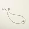 METROCITY JEWELRY Cuore Sterling Silver White Bracelet A231SB2002WPA