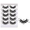 5Pairs Dense Fluffy False Eyelashes Lashes Extension D Curled Eyelashes  Grafting Lashes