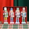 Charm Soldier Figure Soldier Doll for Christmas Home Decors Cartoon Soldiers