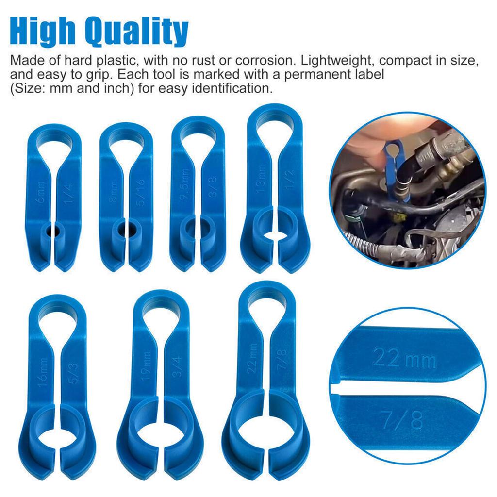 16 Pcs Auto Air Conditioner Cooling Pipe Remover Air Conditioning Repair Kit Fuel Line Disconnect Tool Air Conditioning Hose Puller Repairing Removal