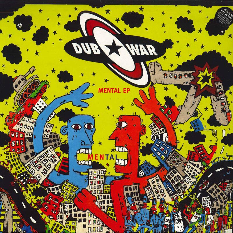 

LP Record DUB WAR - Mental EP MOSH118T EARACHE 1994 UK Rock Used