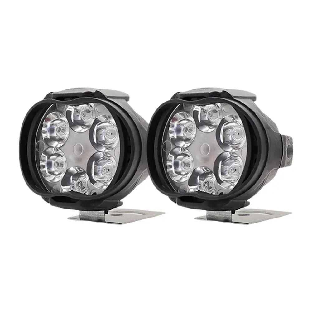 

Светодиодная фара для мотоцикла, рабочий свет, противотуманные фары, водонепроницаемые, яркие, аксессуары для вождения, модифицированная лампа Q0L8