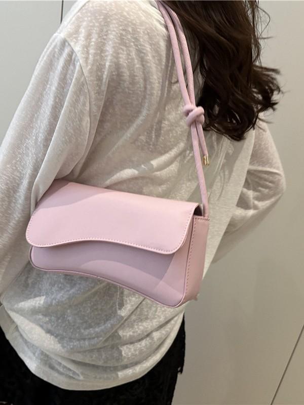 Sac à rabat bandoulière polyvalent pour femmes, nouveau style: Sac à main carré compact et élégant pour le travail et les déplacements