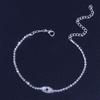 Stonefans Wvil Blue Evil Eye Anklet for Women String Boho Tennis Charm Rhinestone Ankle Bracelets Bulk Wholesale Gold Gift