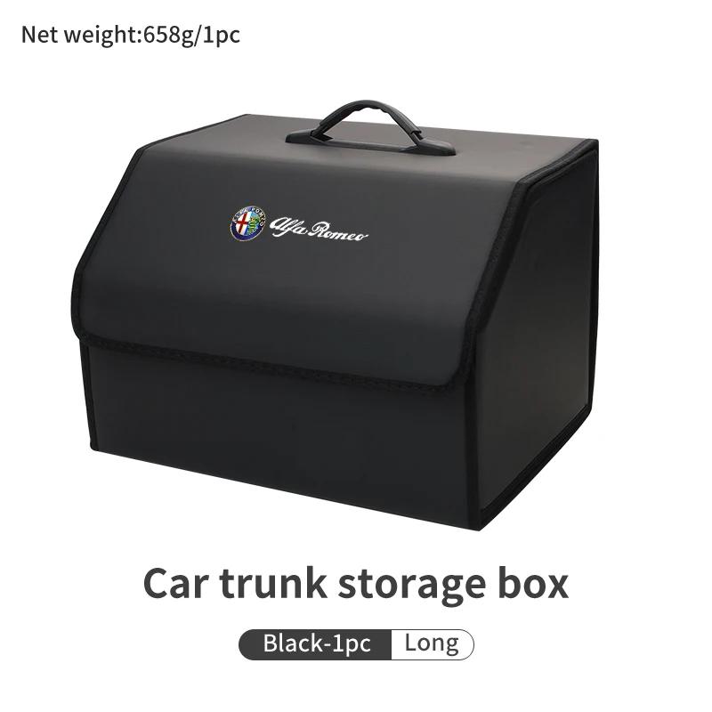 Hub Caps Car Organizer Trunk Storage Bag Stowing Multiues Tidying Box For Alfa Romeo GT Stelvio F1 Brera Volante Tonale Gloria D XGHIJ1