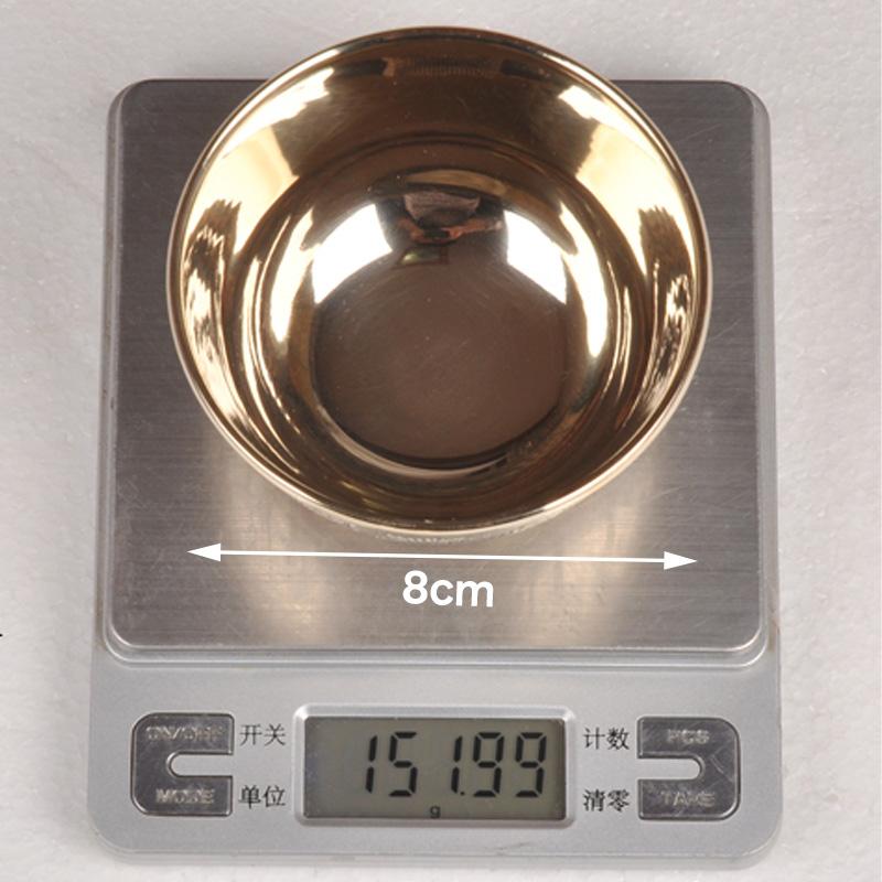 Retro Brass Chalice Cup Wine Goblet Creative Mini Beverage Wine Cup European Style Metal Liquor Tumbler Home Bar Kung Fu Tea Cup