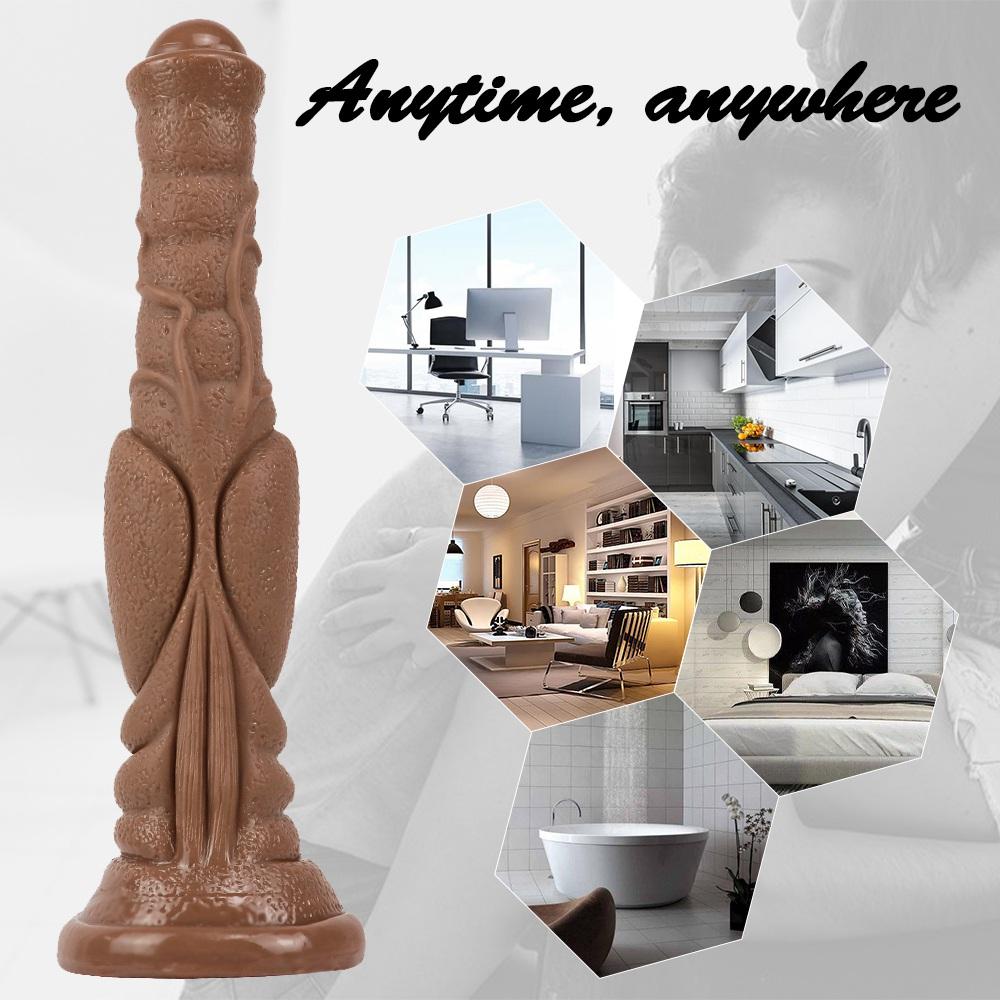 MoDi Měkká anální dilda Animal Dilda Realistická masturbace pro dospělé Big Horse Dildo
