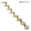 Yousheng 1 Set Hamster Ladder High Stability Detachable Solid Climbing Stairs Birds Parrot Exercise Perches Stand for Home Use