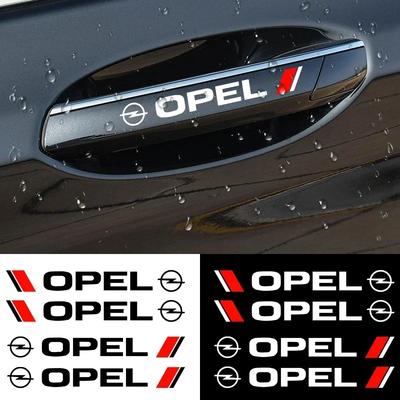 4pcs Car Door Handle Sticker Vinyl Decal For Astra H G J Insignia Mokka Zafira Corsa Vectra C D Antara Combo Accessories