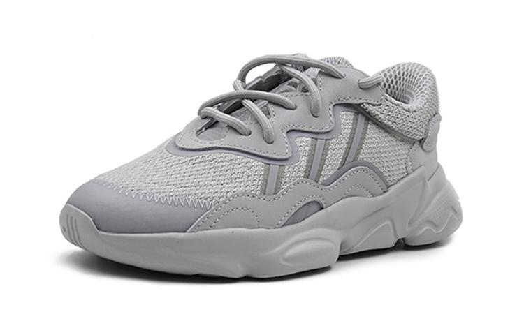 adidas Originals Ozweego Cushioning, Wear Resistant Low Top Kids Lifestyle Shoes Gray Children Aged 3 7 Years Old GX1645