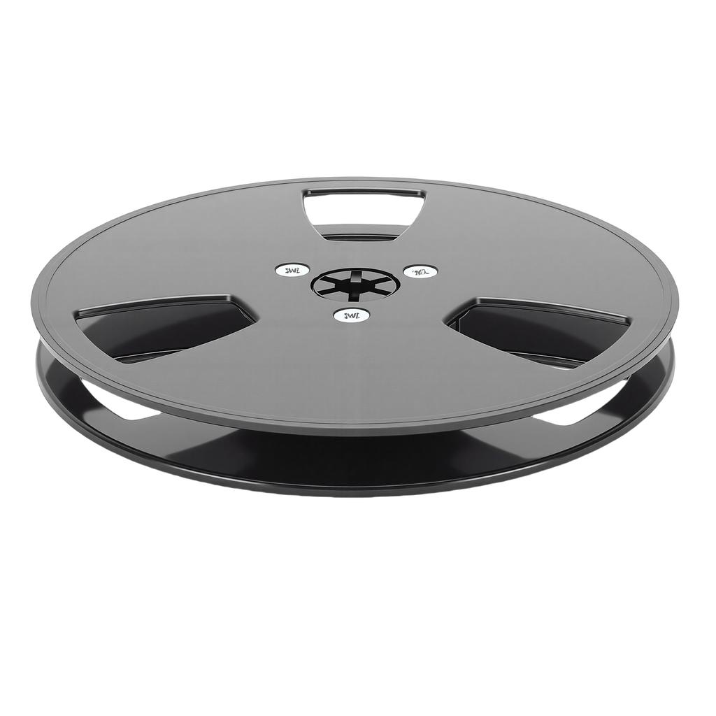 1Celsius4 5 Inch Empty Tape Reel Fit for Reel to Reel ABS Vintage Open Reel Sound Tape Empty Reel with 3 Holes